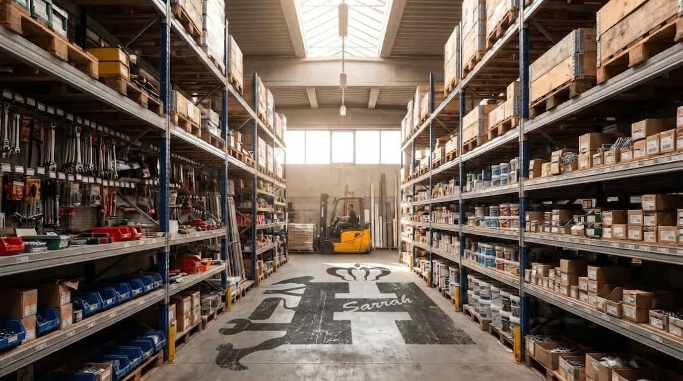 Inside our hardware warehouse